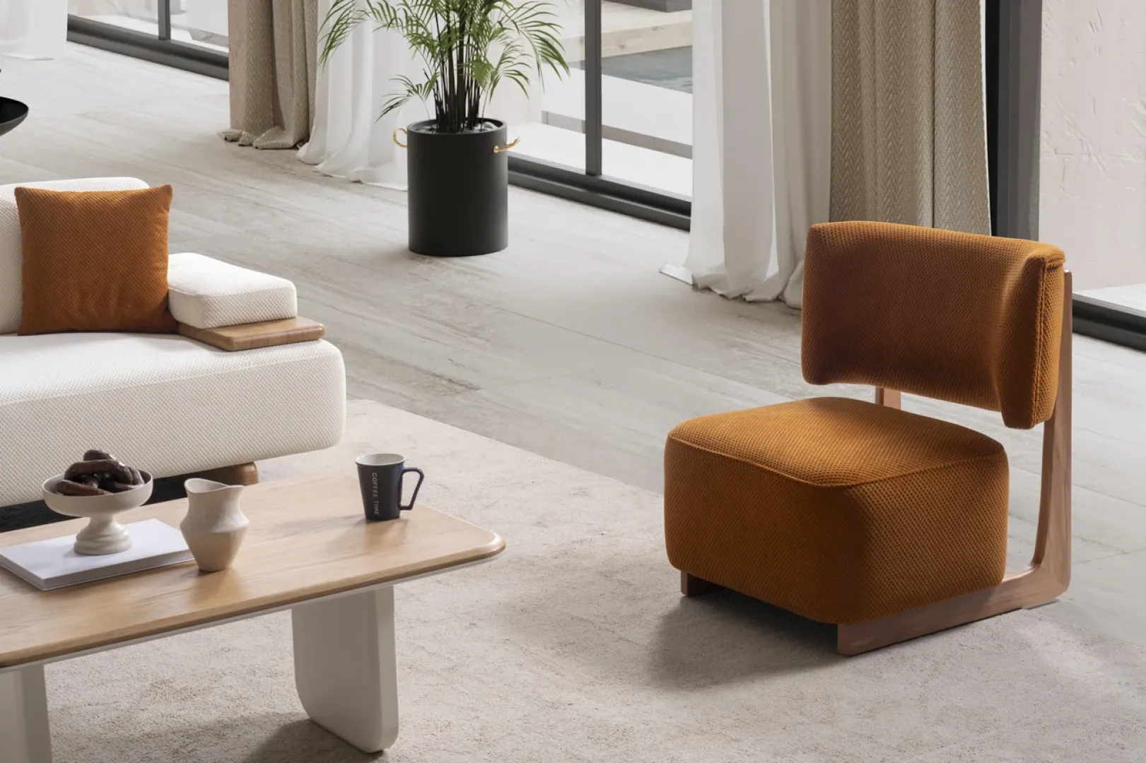 Lisa Koltuk Takımı - Kiremit